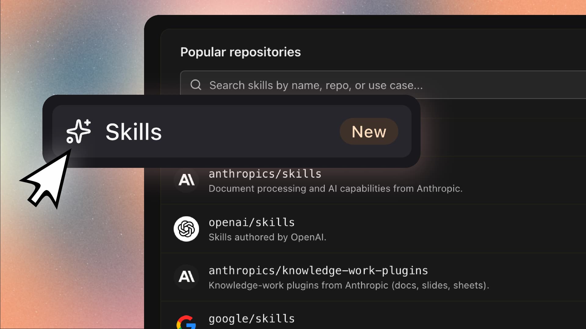 Archestra: Skills and popular repositories